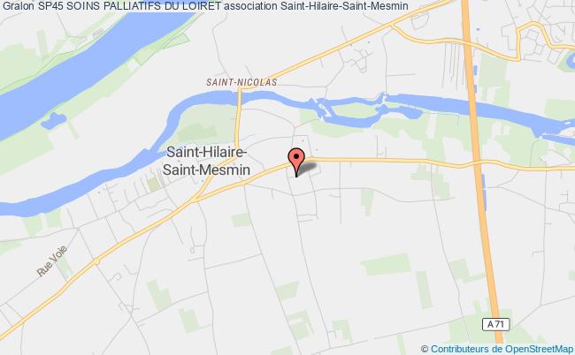 plan association Sp45 Soins Palliatifs Du Loiret Saint-Hilaire-Saint-Mesmin