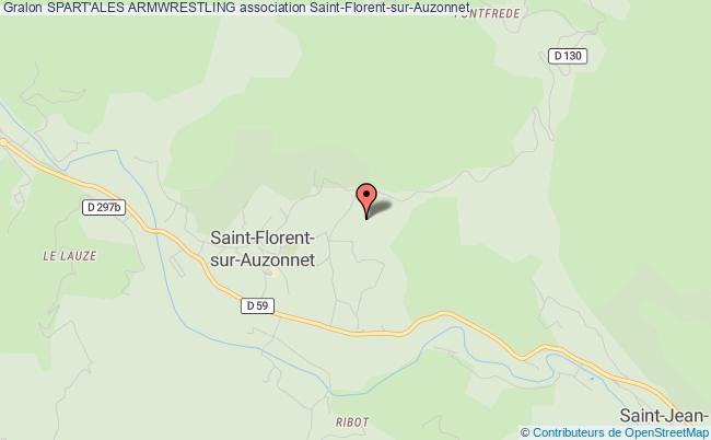 plan association Spart'ales Armwrestling Saint-Florent-sur-Auzonnet