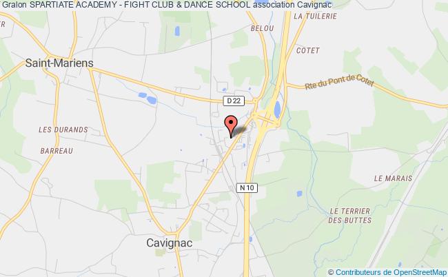 plan association Spartiate Academy - Fight Club & Dance School Cavignac