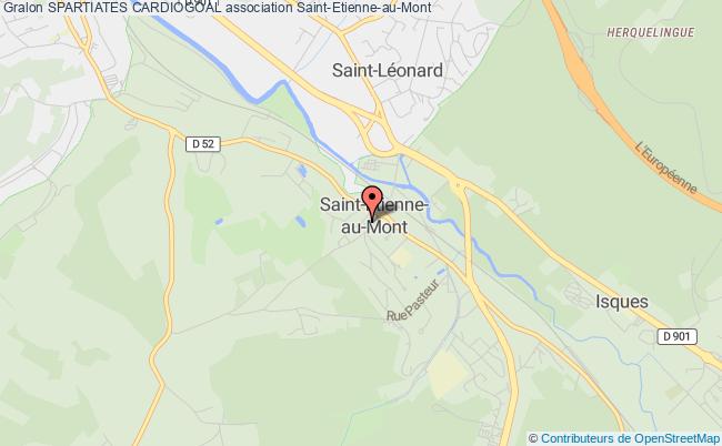 plan association Spartiates Cardiogoal Saint-Étienne-au-Mont