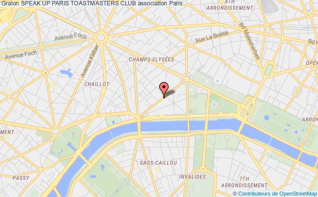 plan association Speak Up Paris Toastmasters Club Paris
