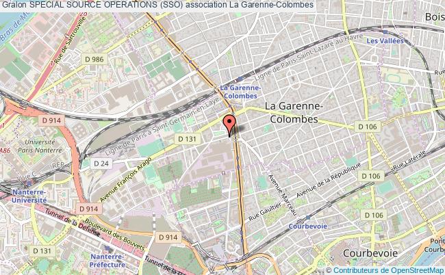 plan association Special Source Operations (sso) La Garenne-Colombes