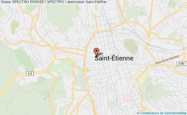 plan association Spectro Ensase ( Spectro ) Saint-Étienne