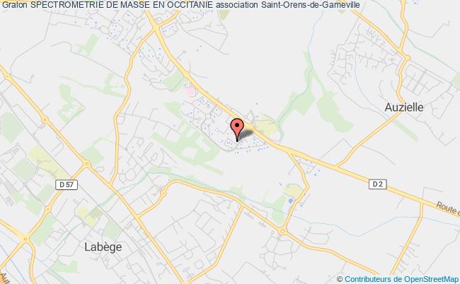 plan association Spectrometrie De Masse En Occitanie Saint-Orens-de-Gameville