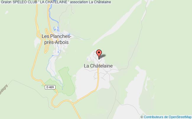 plan association Speleo Club ' La Chatelaine ' La Châtelaine