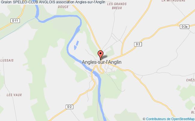 plan association Speleo-club Anglois Angles-sur-l'Anglin