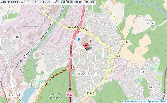 plan association Speleo-club De La Haute-vienne Limoges