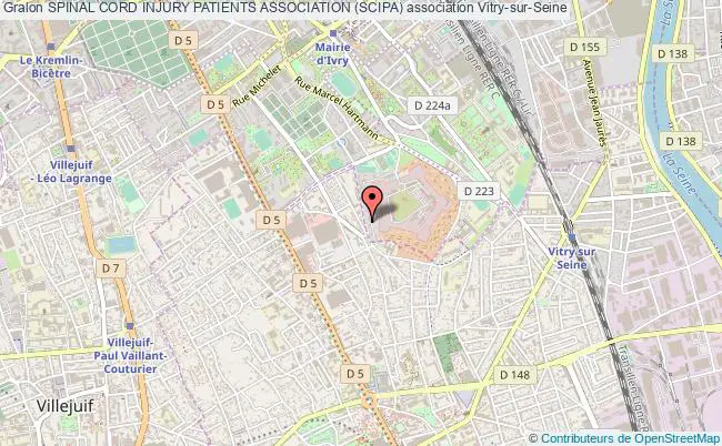plan association Spinal Cord Injury Patients Association (scipa) Vitry-sur-Seine