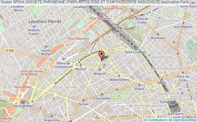 plan association Spioa (societe Parisienne D'implantologie Et D'orthodontie Associees) PARIS