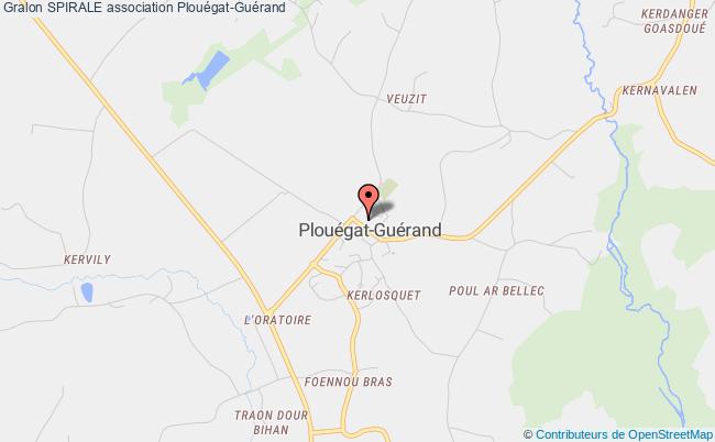 plan association Spirale Plouégat-Guérand