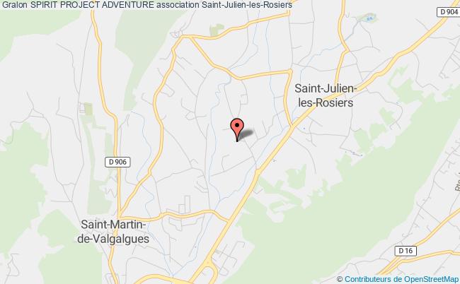 plan association Spirit Project Adventure Saint-Julien-les-Rosiers