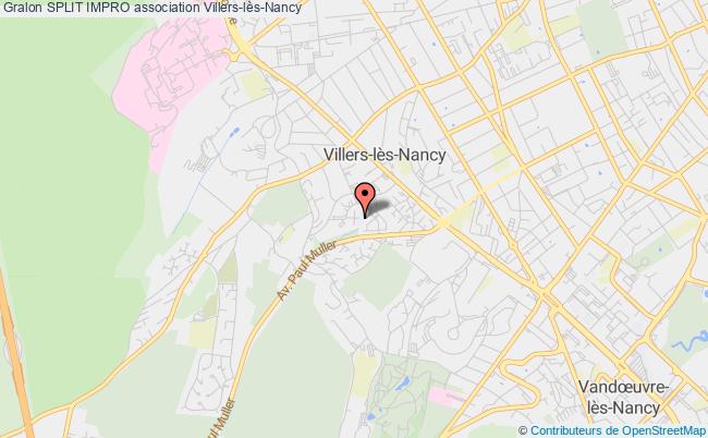 plan association Split Impro Villers-lès-Nancy