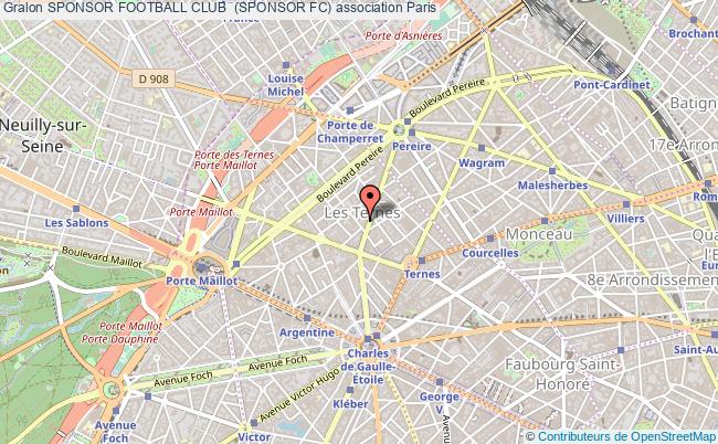 plan association Sponsor Football Club  (sponsor Fc) Paris