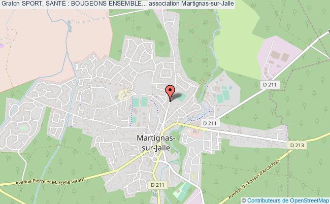 plan association Sport, SantÉ : Bougeons Ensemble... Martignas-sur-Jalle