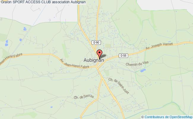 plan association Sport Access Club Aubignan