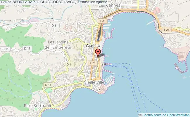 plan association Sport Adapte Club Corse (sacc) Ajaccio