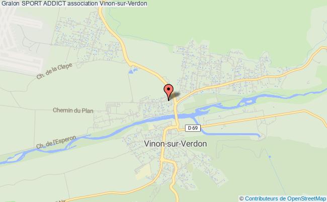 plan association Sport Addict Vinon-sur-Verdon