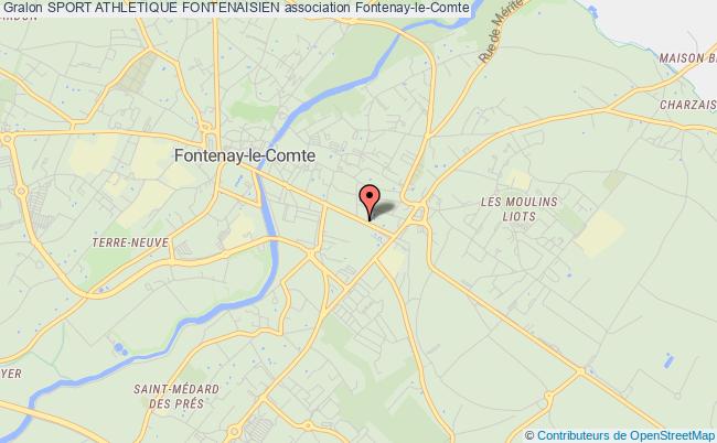plan association Sport Athletique Fontenaisien Fontenay-le-Comte