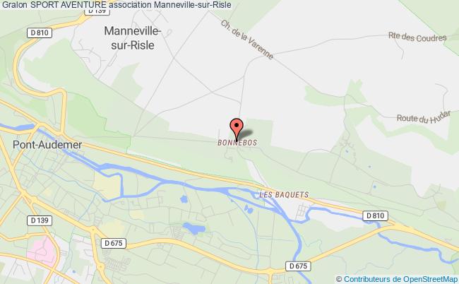plan association Sport Aventure Manneville-sur-Risle