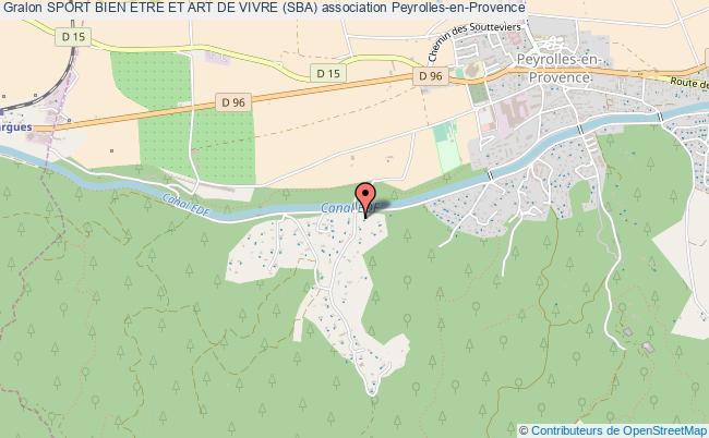 plan association Sport Bien Etre Et Art De Vivre (sba) Peyrolles-en-Provence