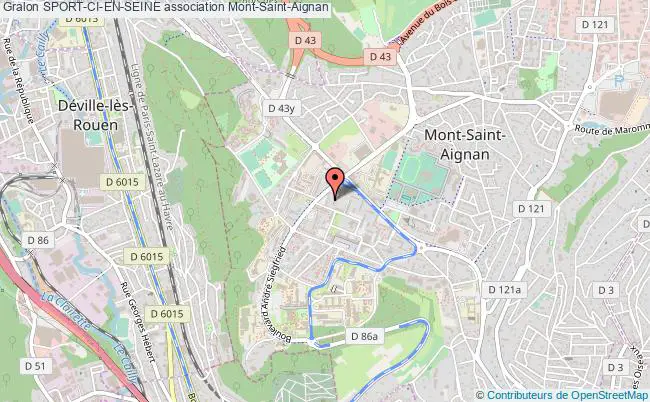 plan association Sport-ci-en-seine Mont-Saint-Aignan