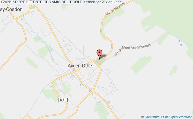 plan association Sport Detente Des Amis De L'ecole Aix-Villemaur-Pâlis