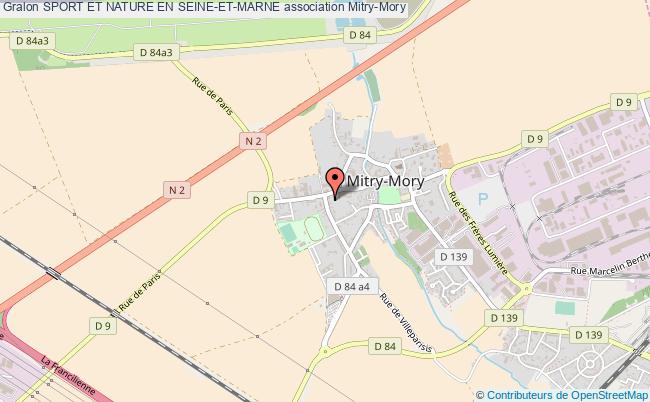 plan association Sport Et Nature En Seine-et-marne Mitry-Mory