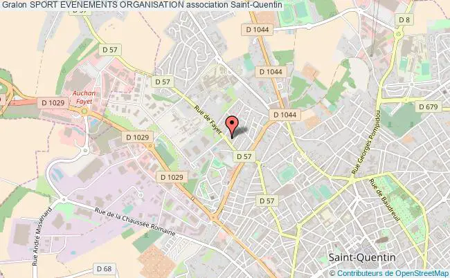 plan association Sport Evenements Organisation Saint-Quentin