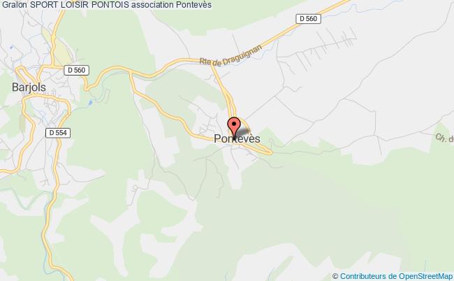 plan association Sport Loisir Pontois Pontevès
