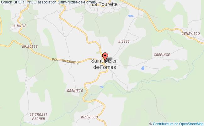 plan association Sport N'co Saint-Nizier-de-Fornas