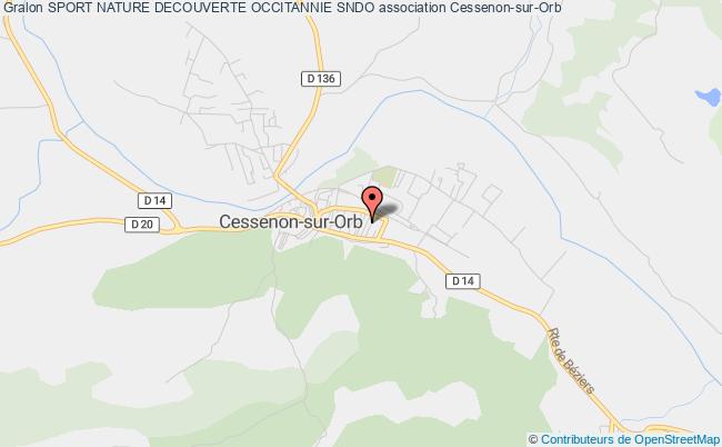 plan association Sport Nature Decouverte Occitannie Sndo Cessenon-sur-Orb