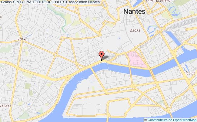 plan association Sport Nautique De L'ouest Nantes