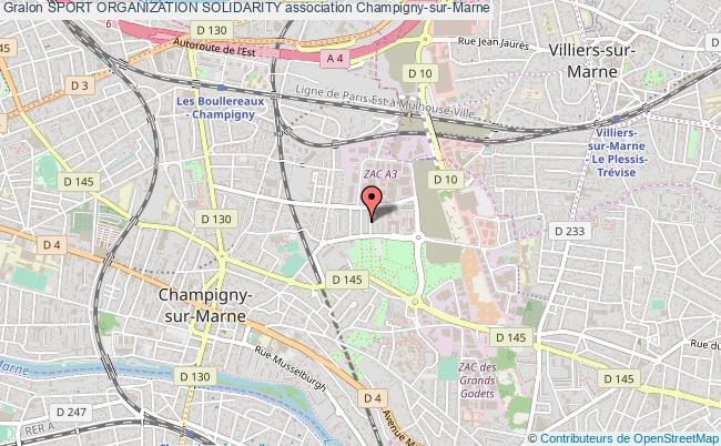 plan association Sport Organization Solidarity Champigny-sur-Marne