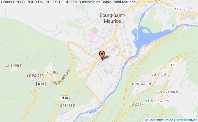 plan association Sport Pour Un, Sport Pour Tous Bourg-Saint-Maurice