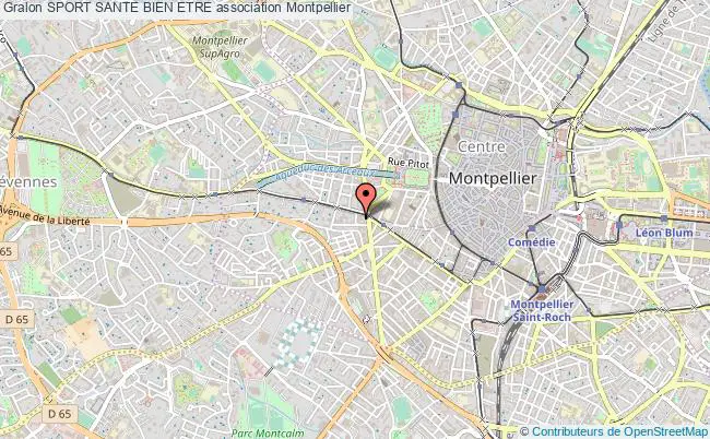 plan association Sport Sante Bien Etre Montpellier