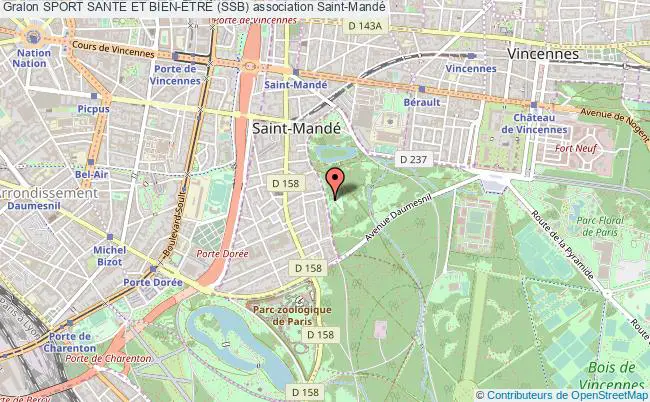 plan association Sport Sante Et Bien-Être (ssb) Saint-Mandé