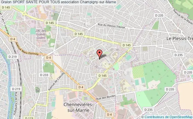 plan association Sport SantÉ Pour Tous Champigny-sur-Marne