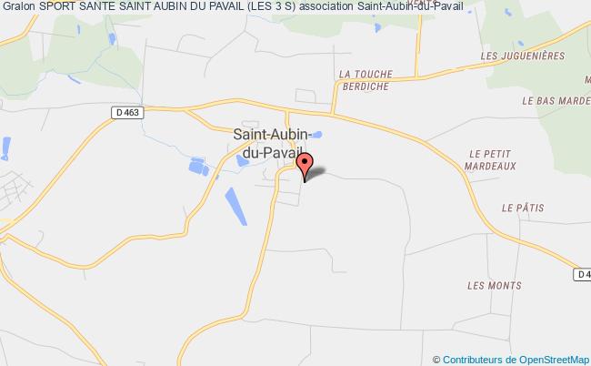 plan association Sport Sante Saint Aubin Du Pavail (les 3 S) Saint-Aubin-du-Pavail