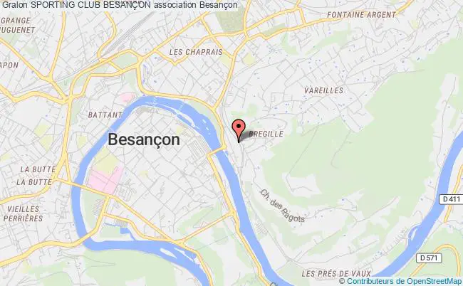 plan association Sporting Club BesanÇon Besançon