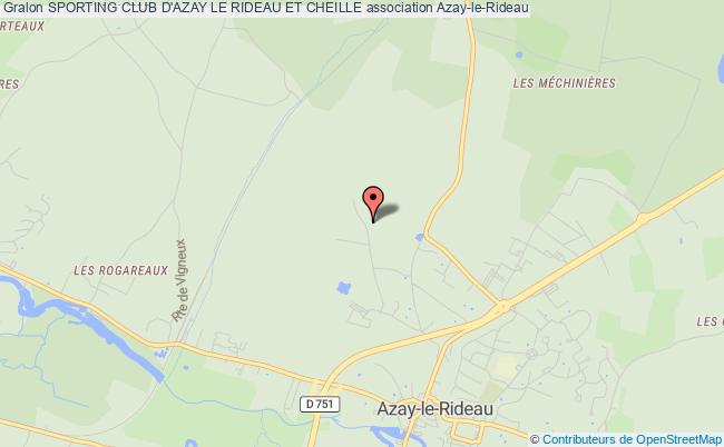 plan association Sporting Club D'azay Le Rideau Et Cheille Azay-le-Rideau