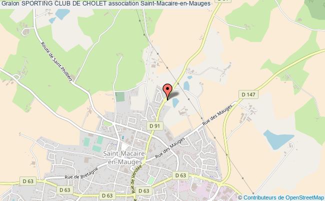 plan association Sporting Club De Cholet Saint-Macaire-en-Mauges
