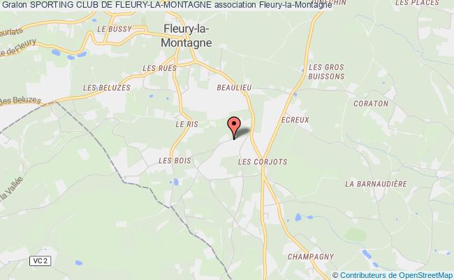 plan association Sporting Club De Fleury-la-montagne Fleury-la-Montagne