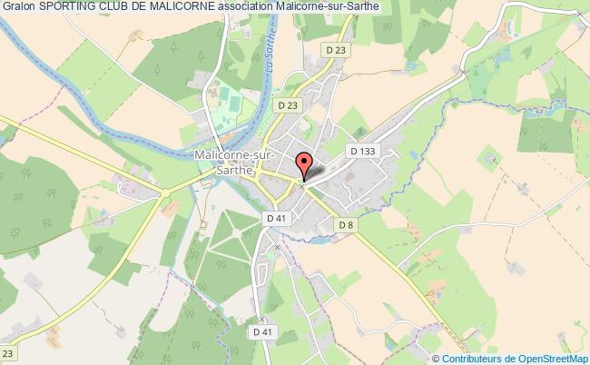 plan association Sporting Club De Malicorne 