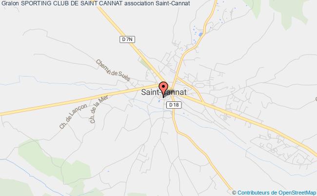 plan association Sporting Club De Saint Cannat Saint-Cannat