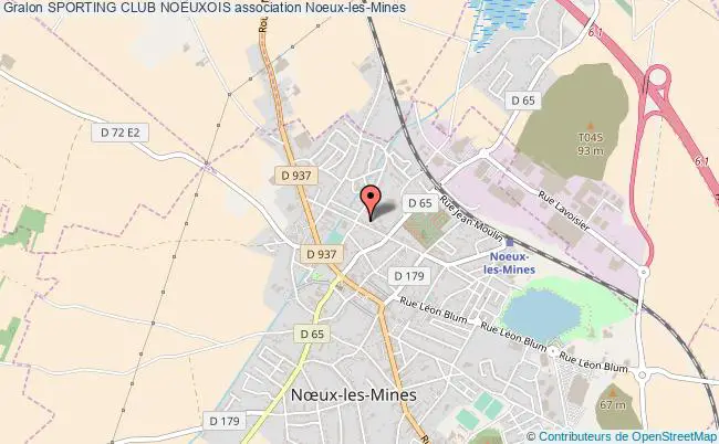 plan association Sporting Club Noeuxois Noeux-les-Mines