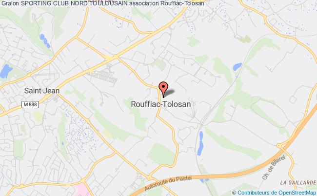 plan association Sporting Club Nord Toulousain Rouffiac-Tolosan