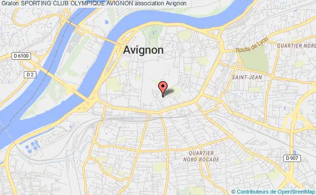 plan association Sporting Club Olympique Avignon Avignon