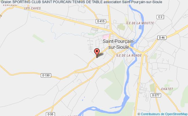 SPORTING CLUB SAINT POURCAIN TENNIS DE TABLE