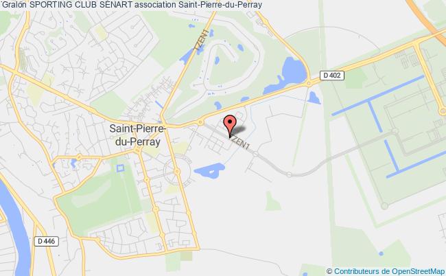 plan association Sporting Club SÉnart Saint-Pierre-du-Perray
