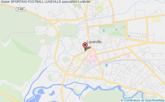 plan association Sporting Football Luneville Lunéville